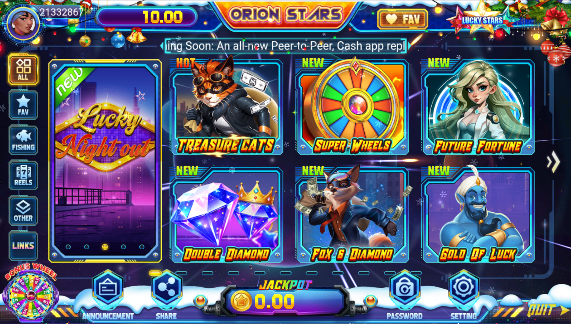 Various 777 classic slot machine games